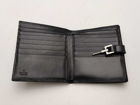 GUCCI Jackie Folding Wallet Nylon Wallet