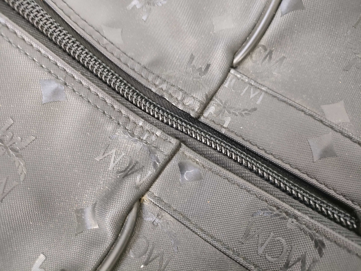 MCM Boston Block Boston Bag