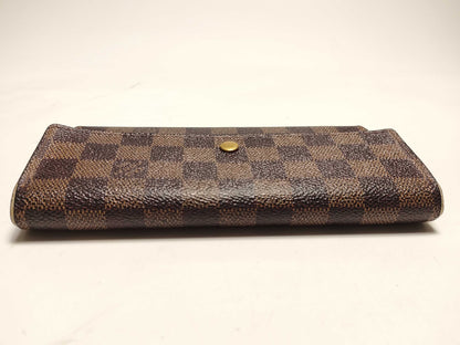 LOUIS VUITTON Monogram Key Case/Damier Long Wallet Set of 2 Wallets