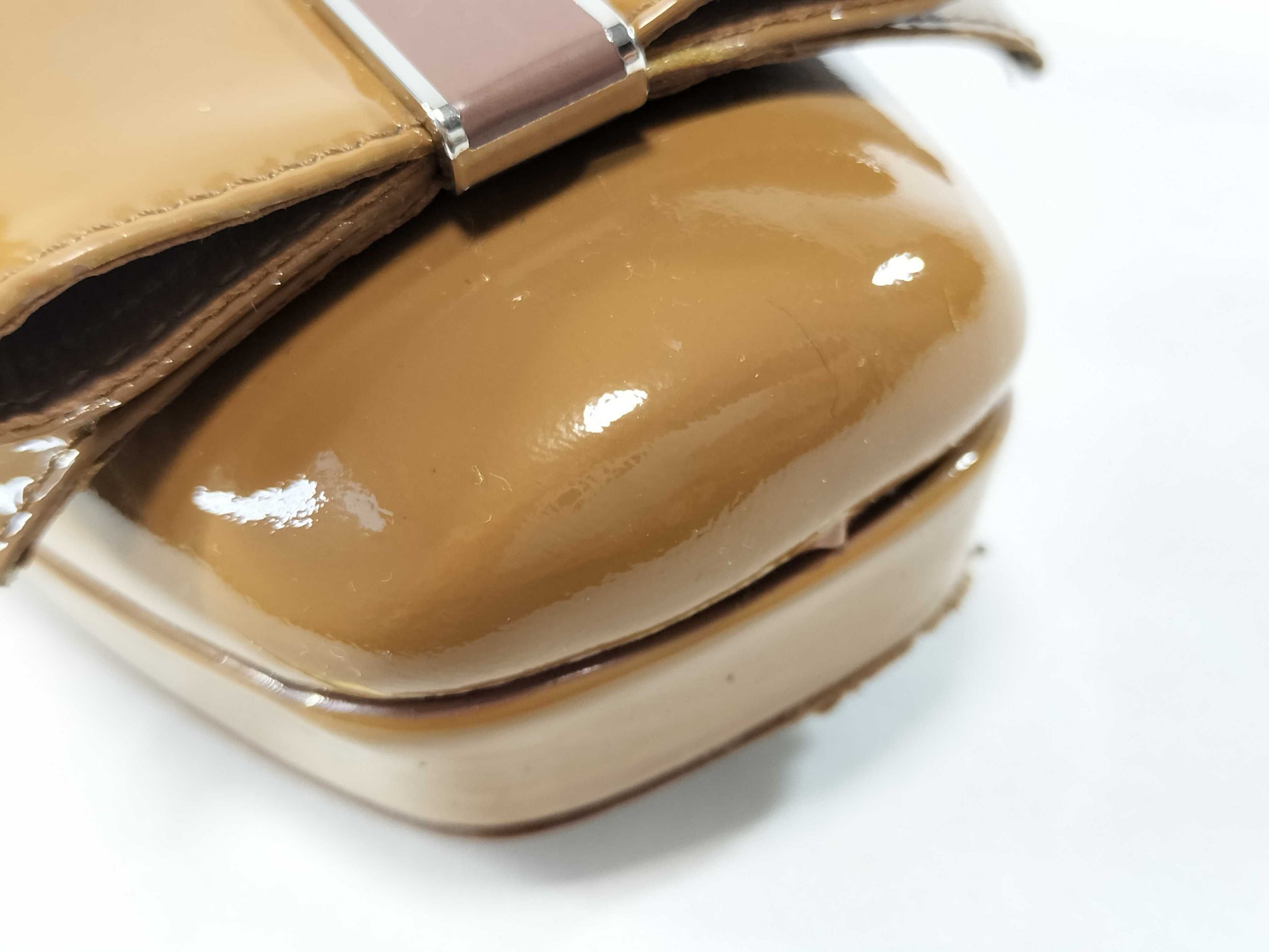 PRADA Patent Ribbon Pumps
