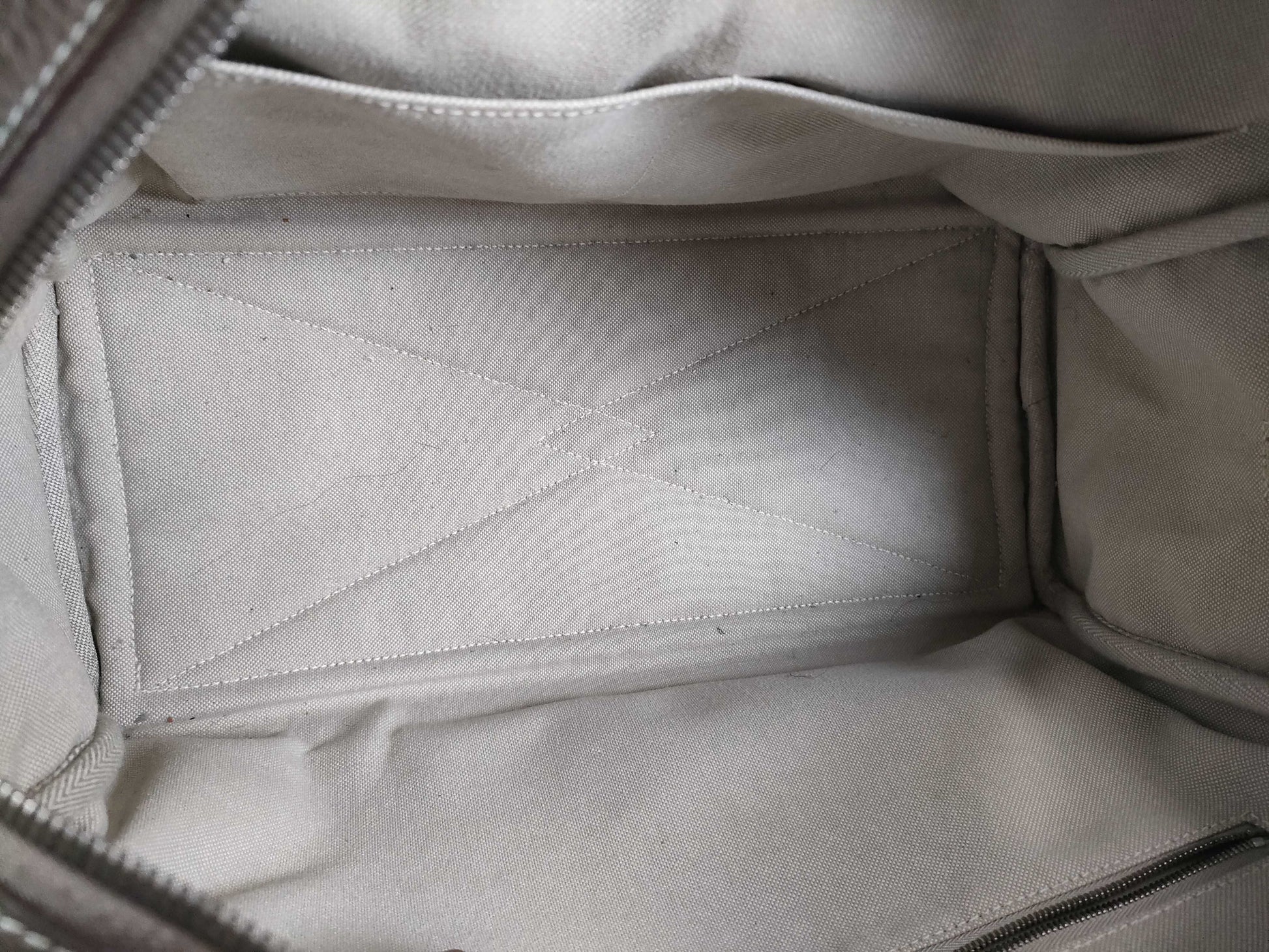 HERMES Victoria 35 Etoupe Handbag