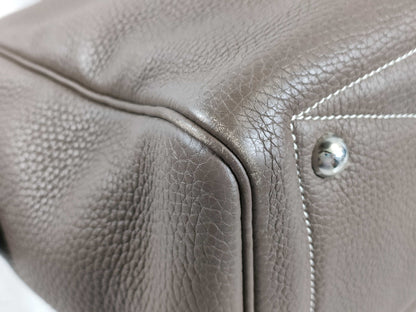 HERMES Victoria 35 Etoupe Handbag