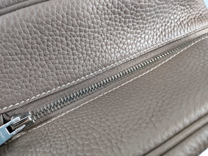 HERMES Victoria 35 Etoupe Handbag