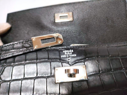 HERMES Kelly Wallet Alligator Wallet