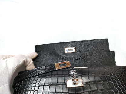 HERMES Kelly Wallet Alligator Wallet