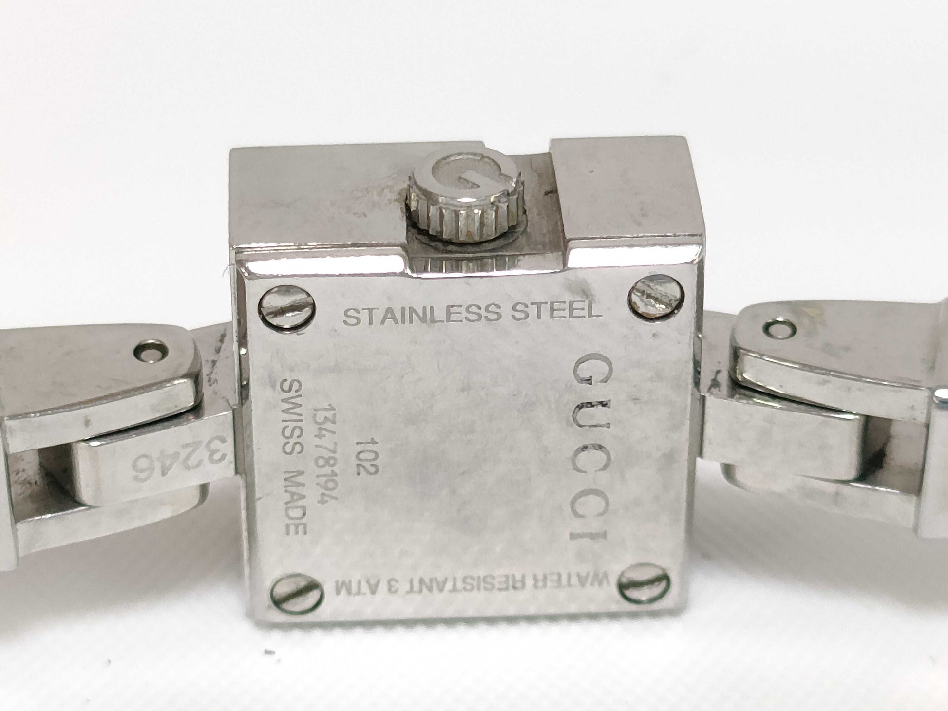 GUCCI 102/Quartz/G Square Unmoving Women's Watch