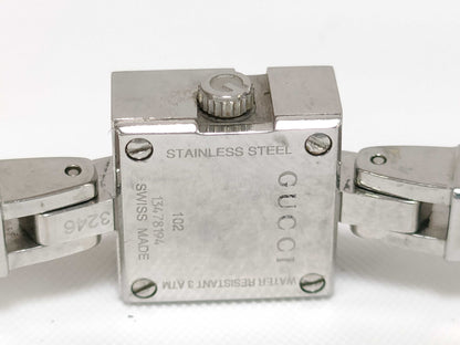 GUCCI 102/Quartz/G Square Unmoving Women's Watch