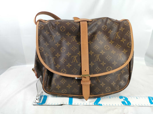 LOUIS VUITTON M42254 Monogram Saumur 35 Shoulder Bag