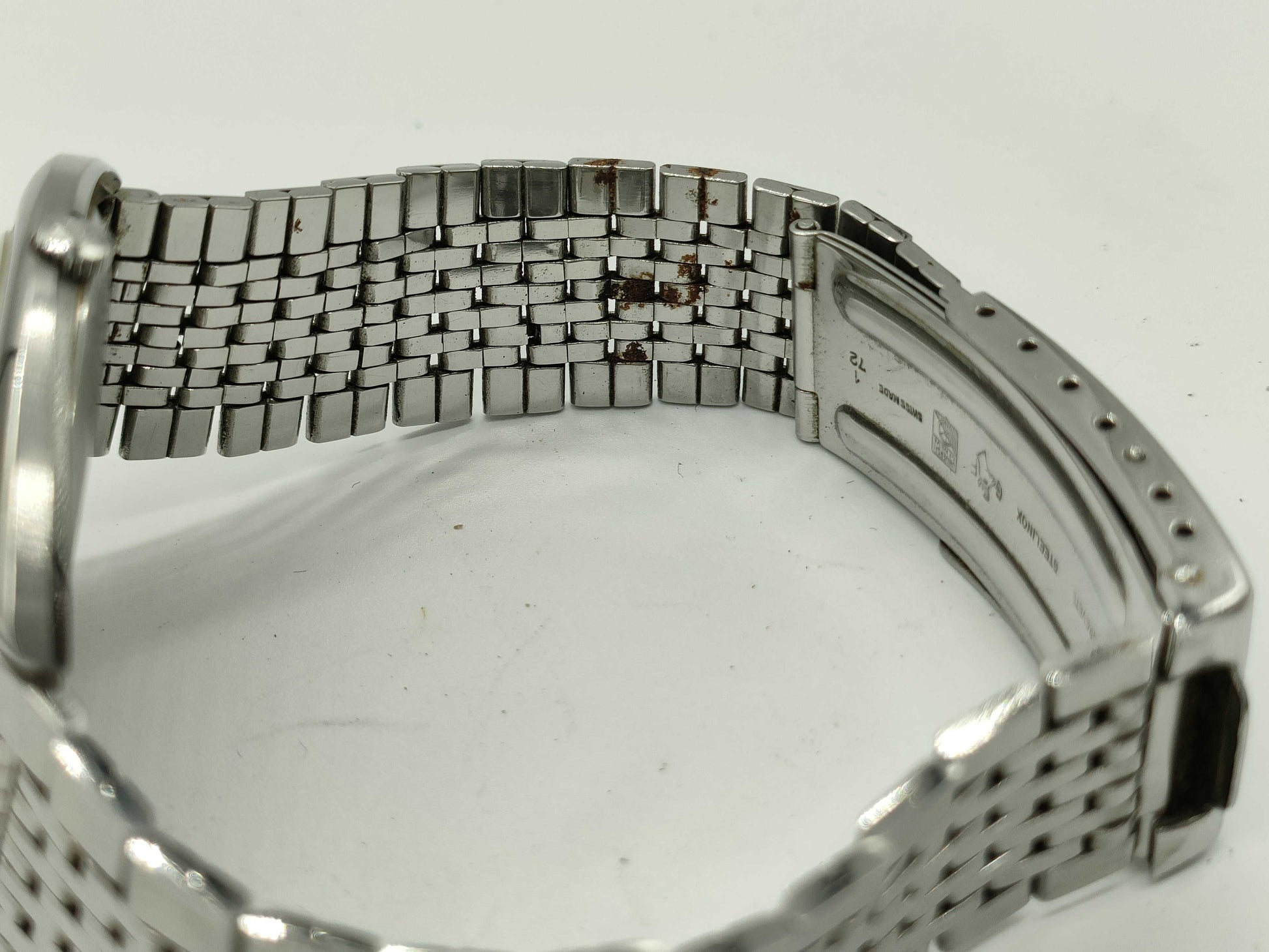 UNIVERSAL GENEVE White Shadow 866101 2800098 Stainless Steel/Leather/AT White Dial Boys' Watch