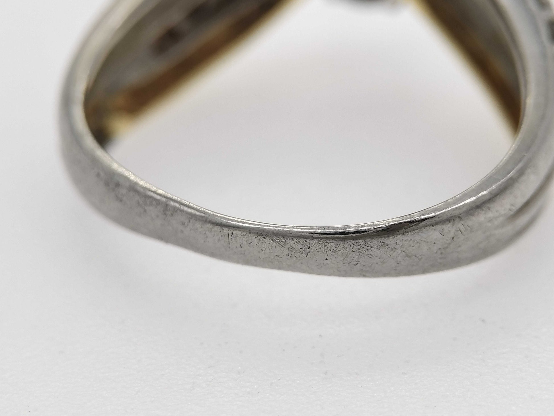 D0.50ct Pt900/K18 4.9g Ring 