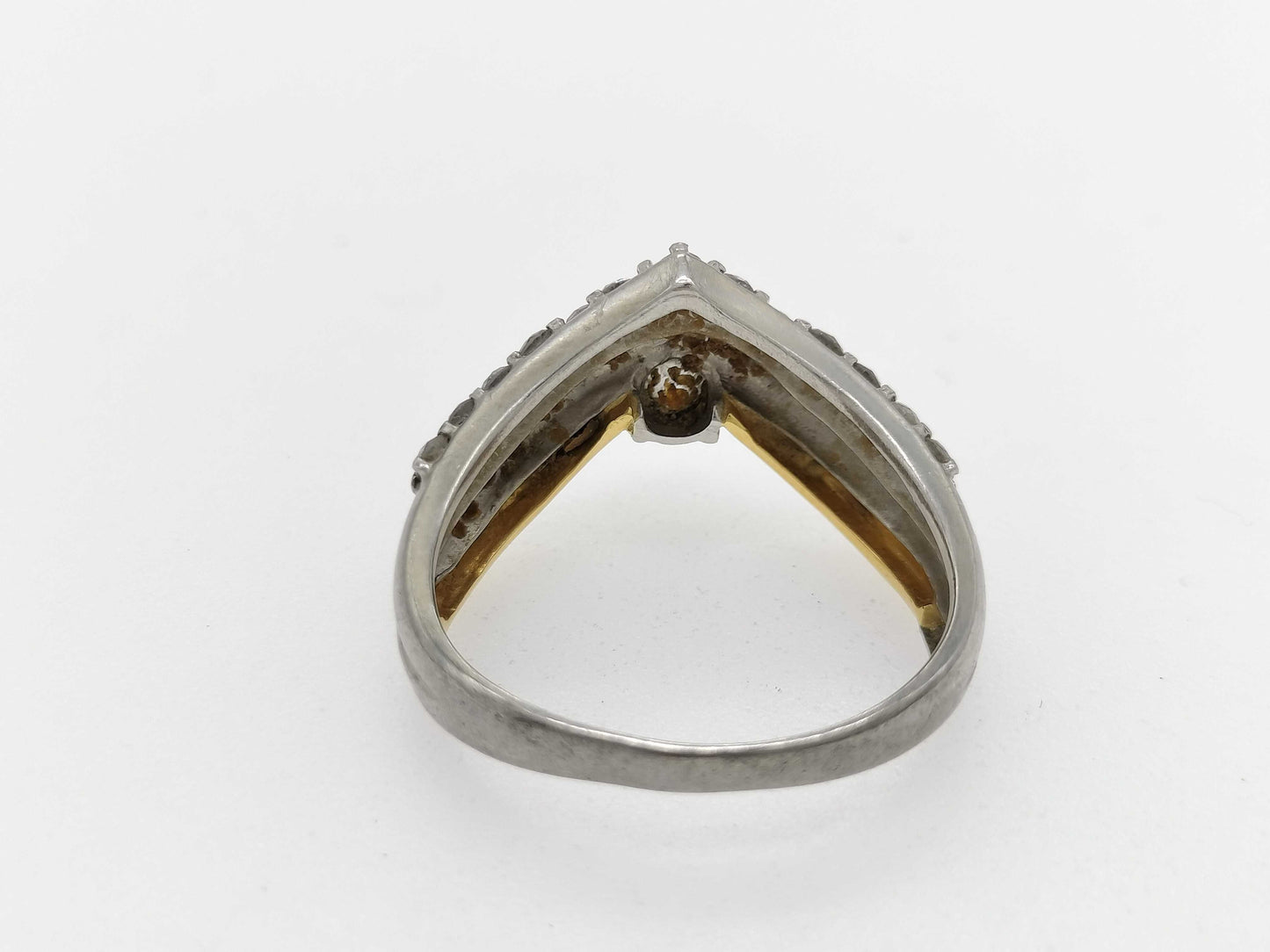 D0.50ct Pt900/K18 4.9g Ring 