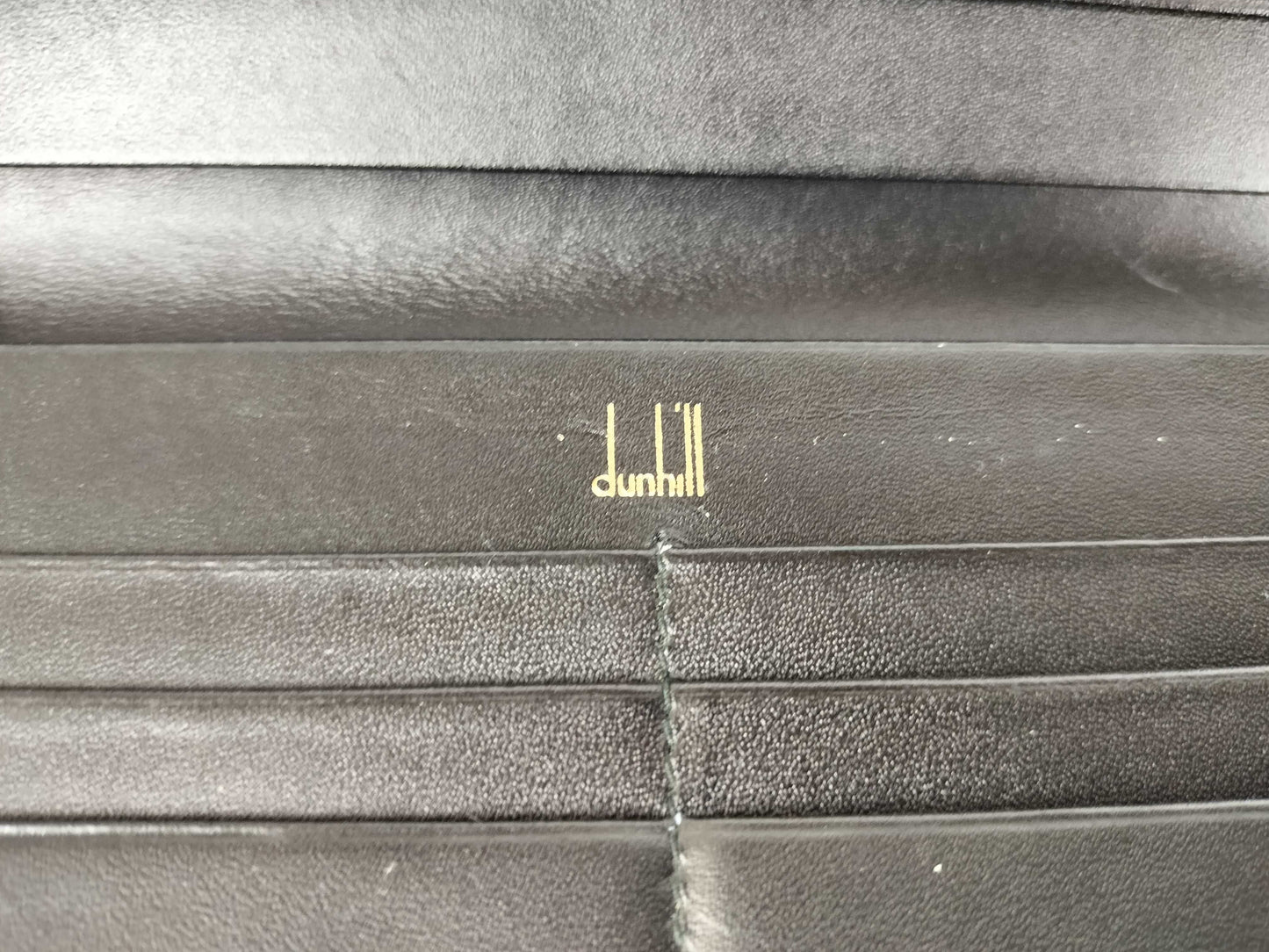 dunhill leather wallet