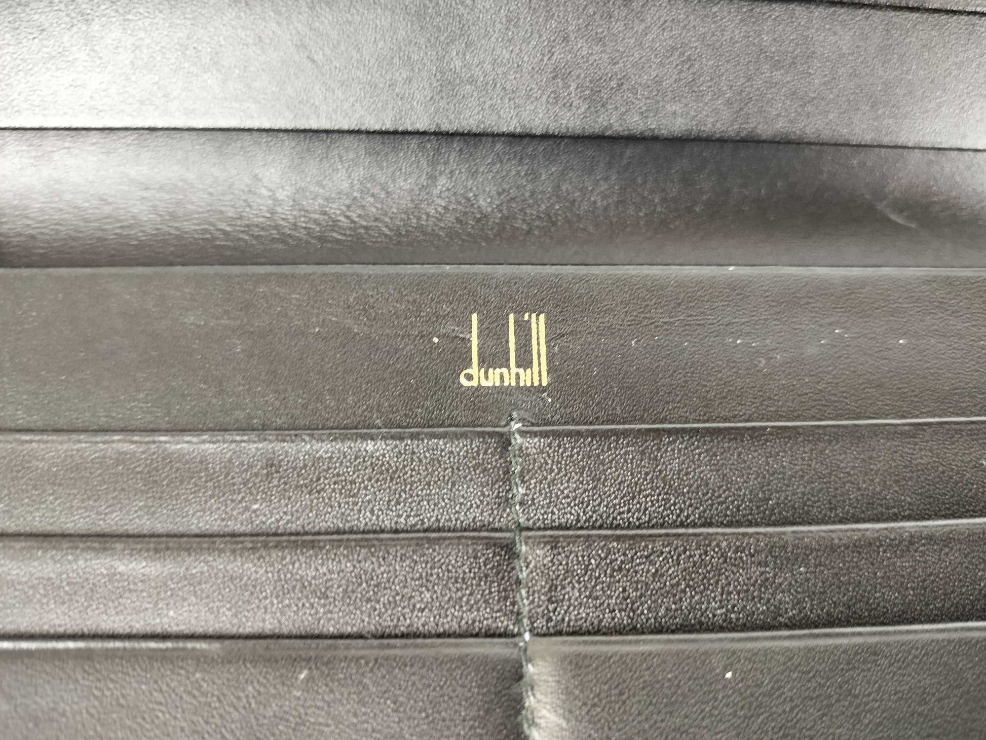 dunhill leather wallet