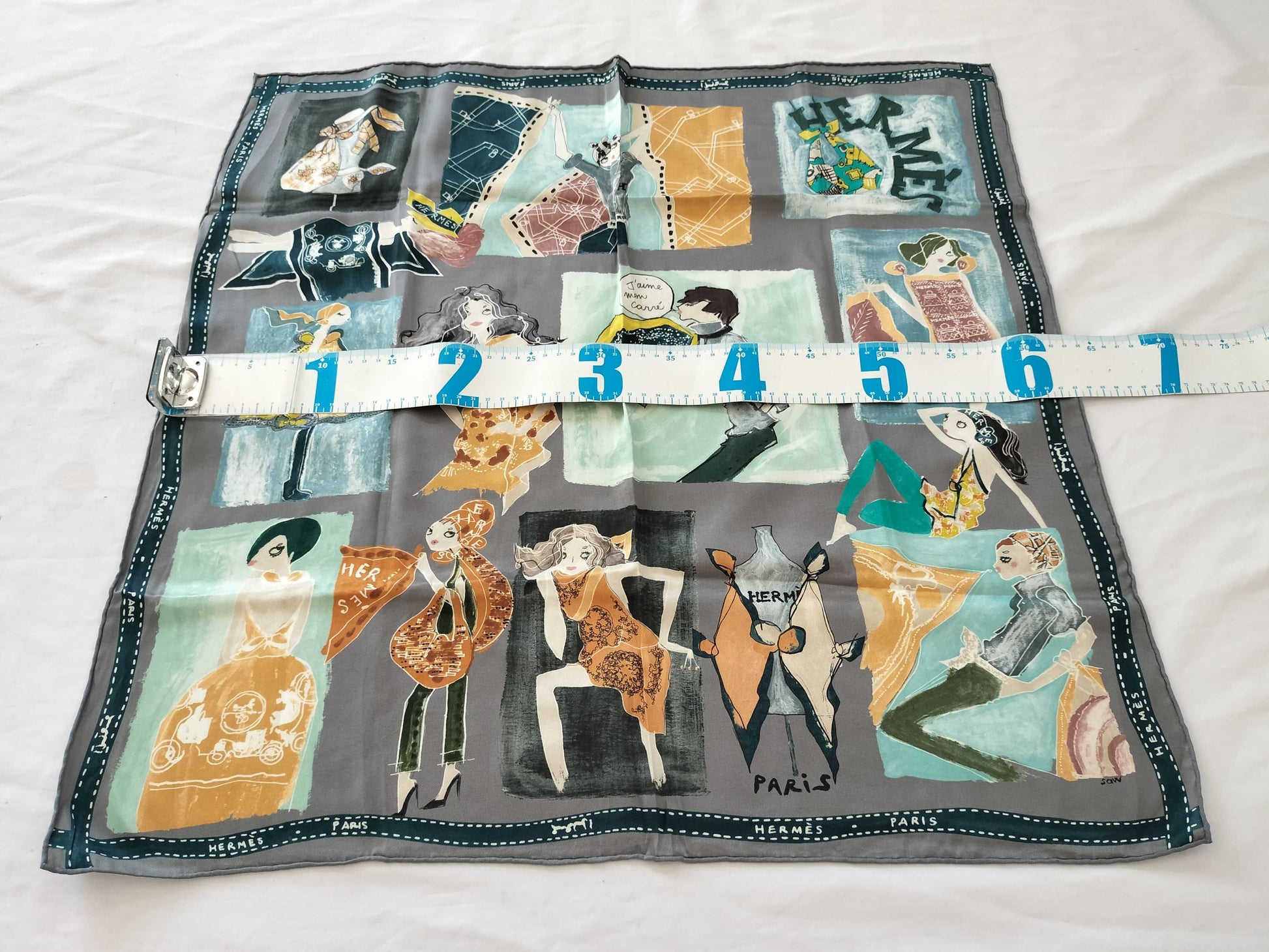 HERMES Jaime mon Carre/Carré 70 Scarf