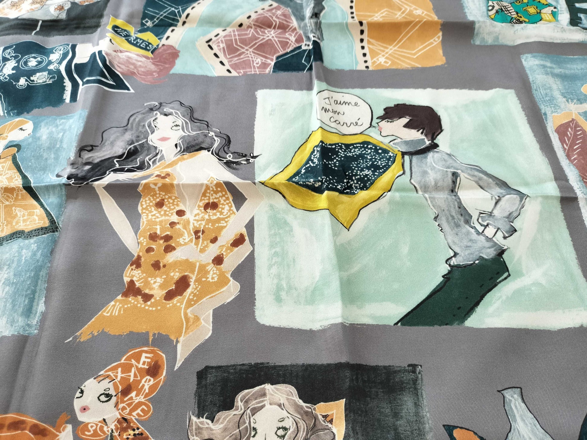 HERMES Jaime mon Carre/Carré 70 Scarf