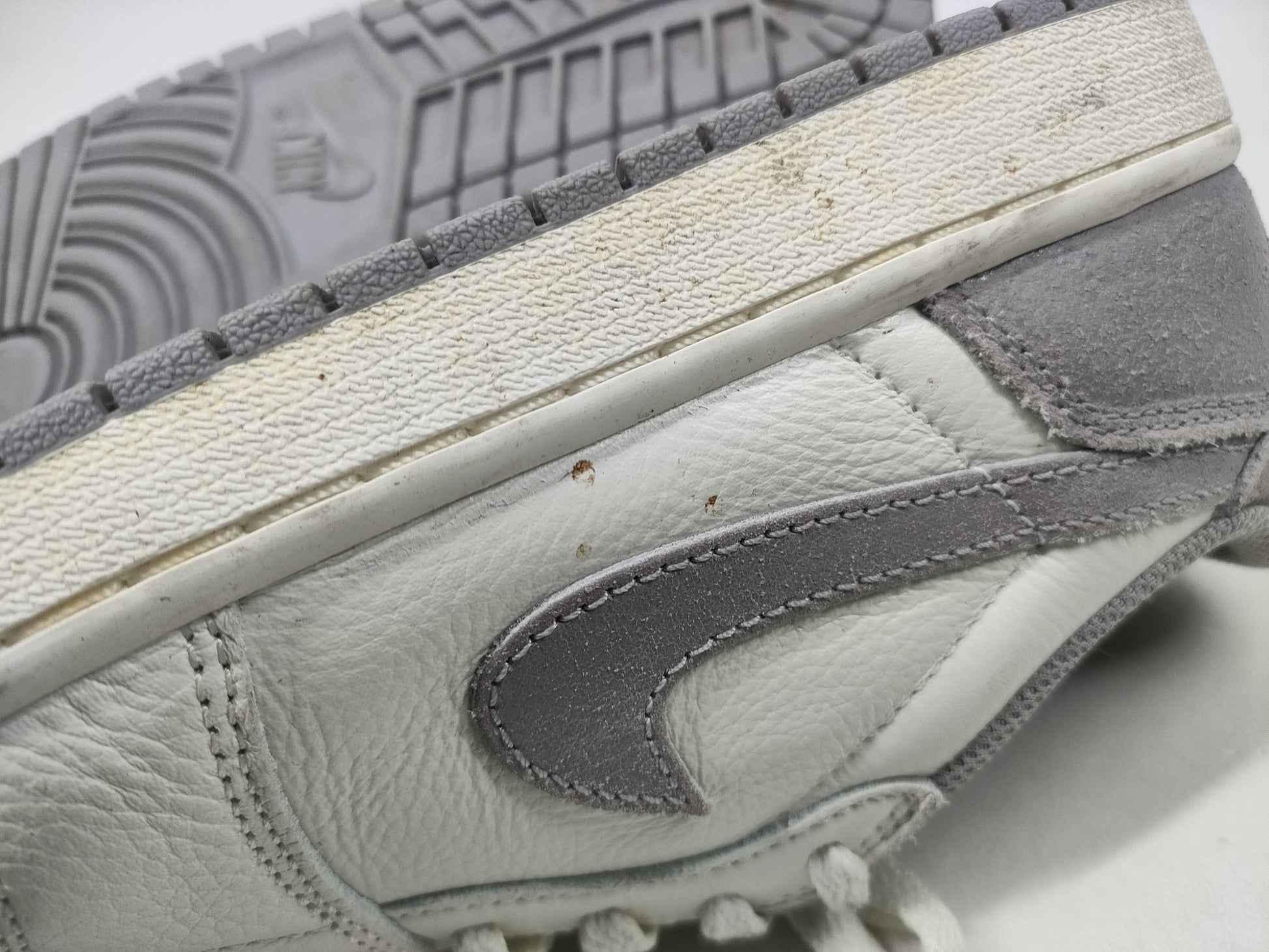 NIKE AIR JORDAN 1 RETRO LOW OG/Grey CZ0790-101 27CM Sneakers
