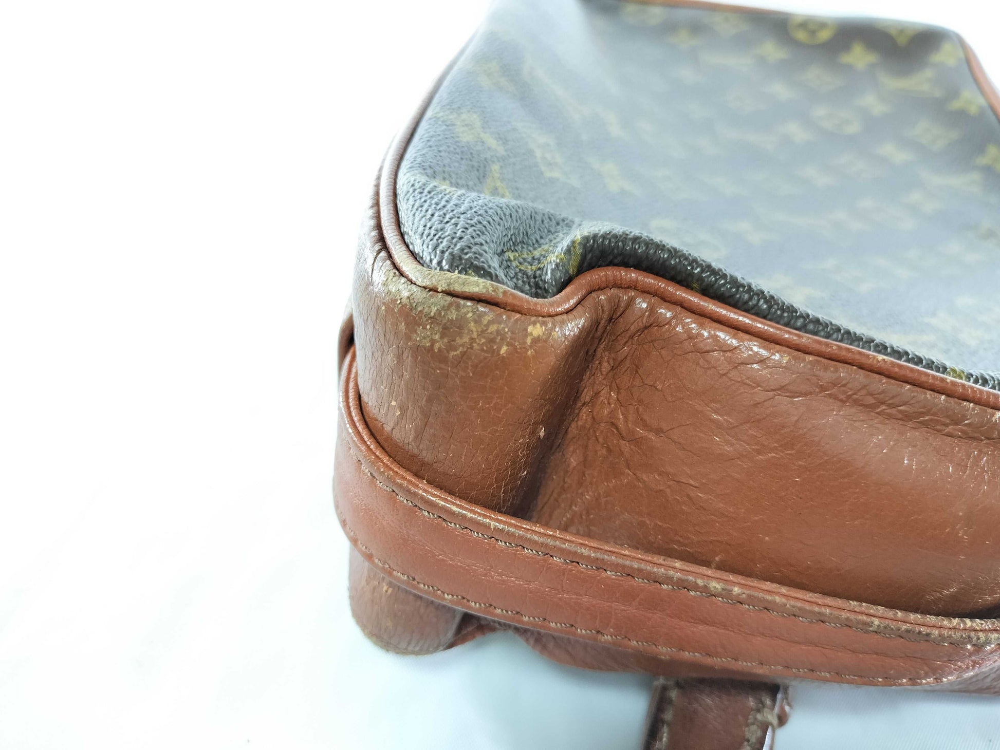 LOUIS VUITTON Monogram Sac-Bandouliere Alma Shoulder Bag *2 pieces