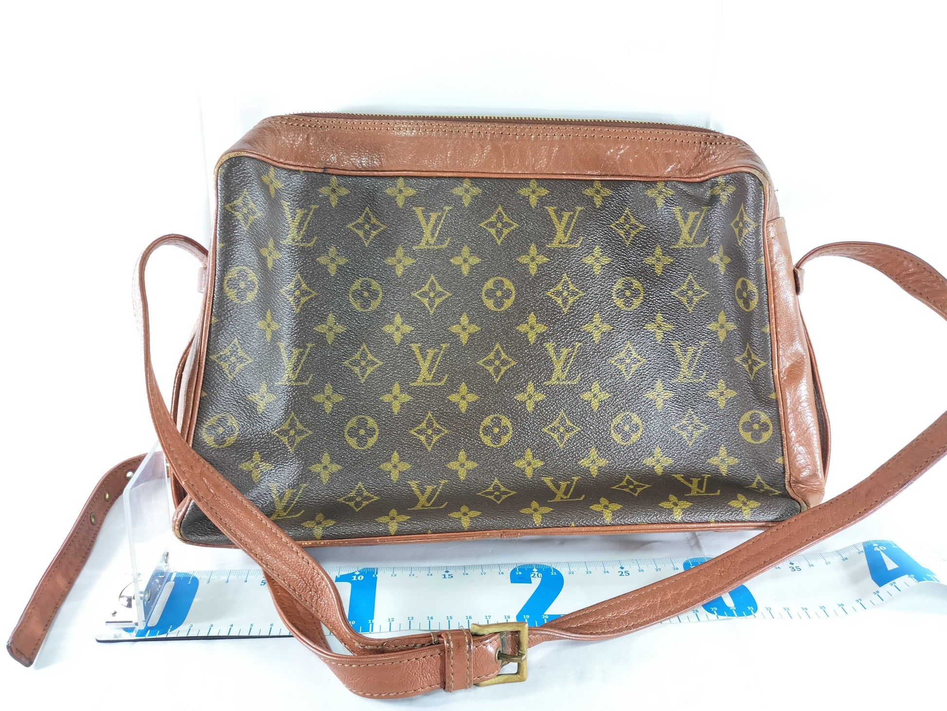 LOUIS VUITTON Monogram Sac-Bandouliere Alma Shoulder Bag *2 pieces