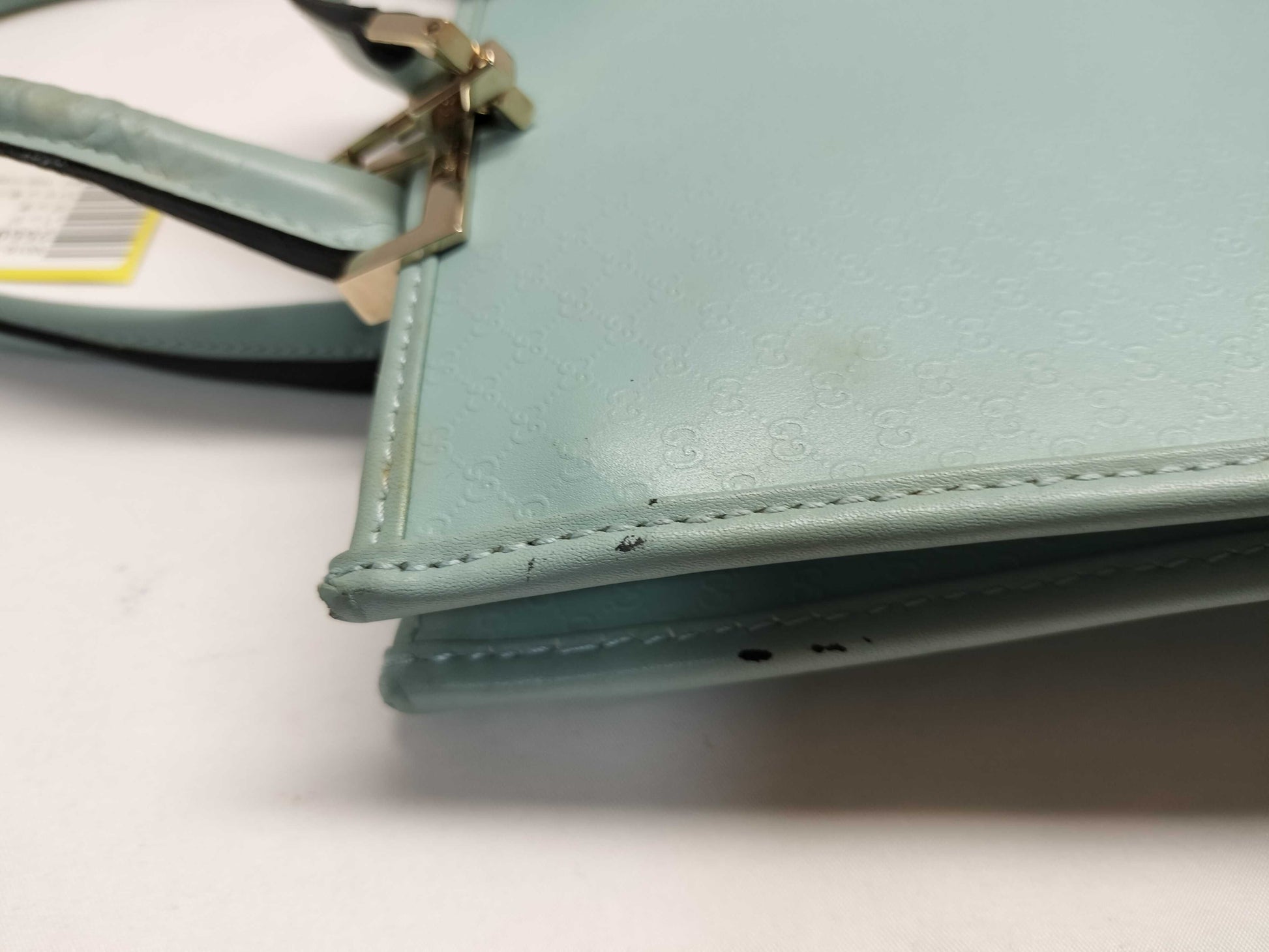 GUCCI Jackie 002/1065/Micro GG/Handbag/Sky Blue Handbag