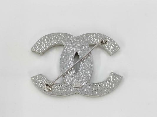 CHANEL 01P Coco Rhinestone Brooch Brooch