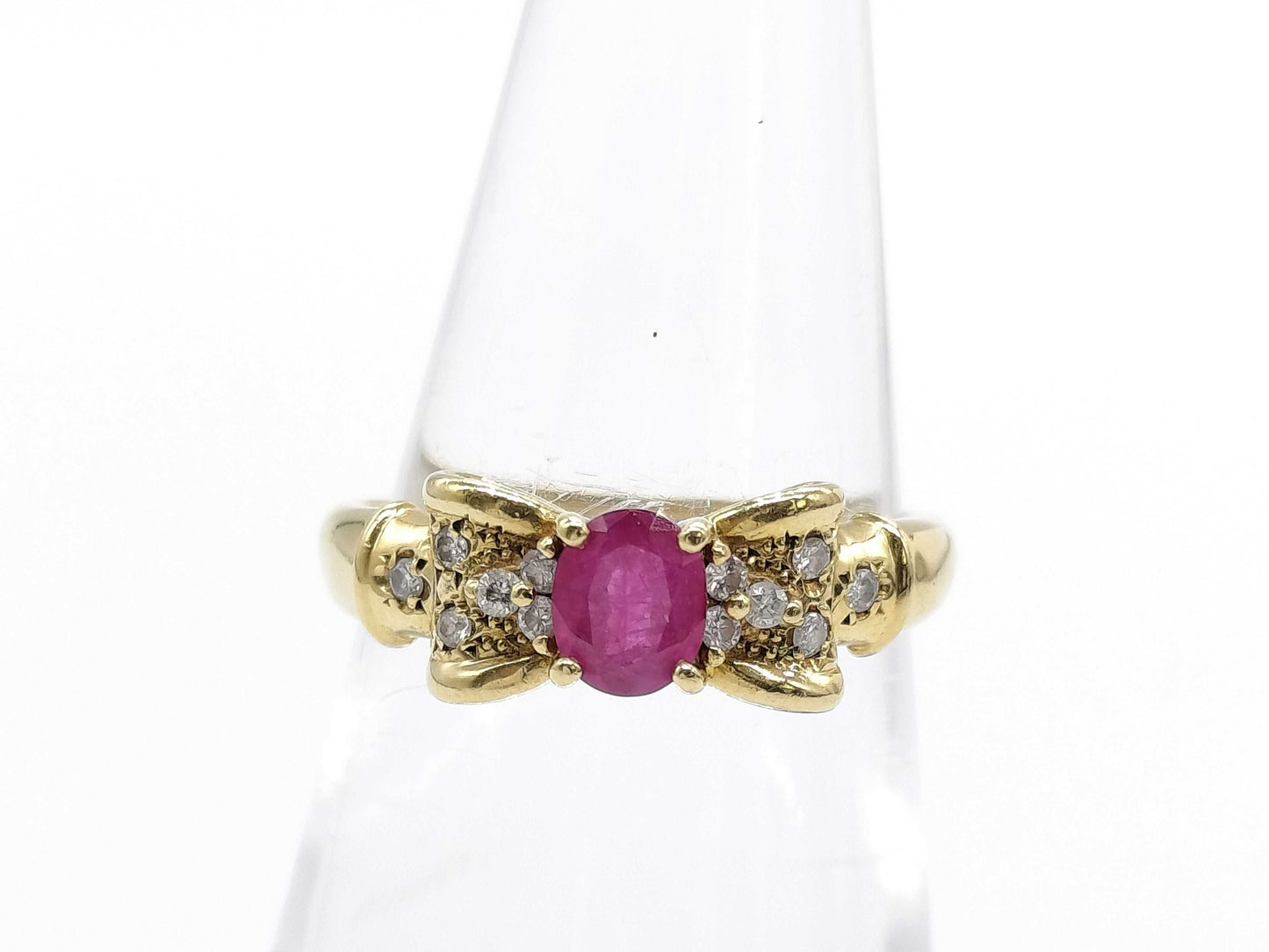 R0.40ct D0.09ct K18 3.0g Ring 