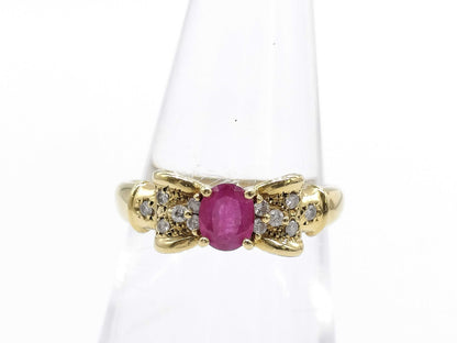 R0.40ct D0.09ct K18 3.0g Ring 