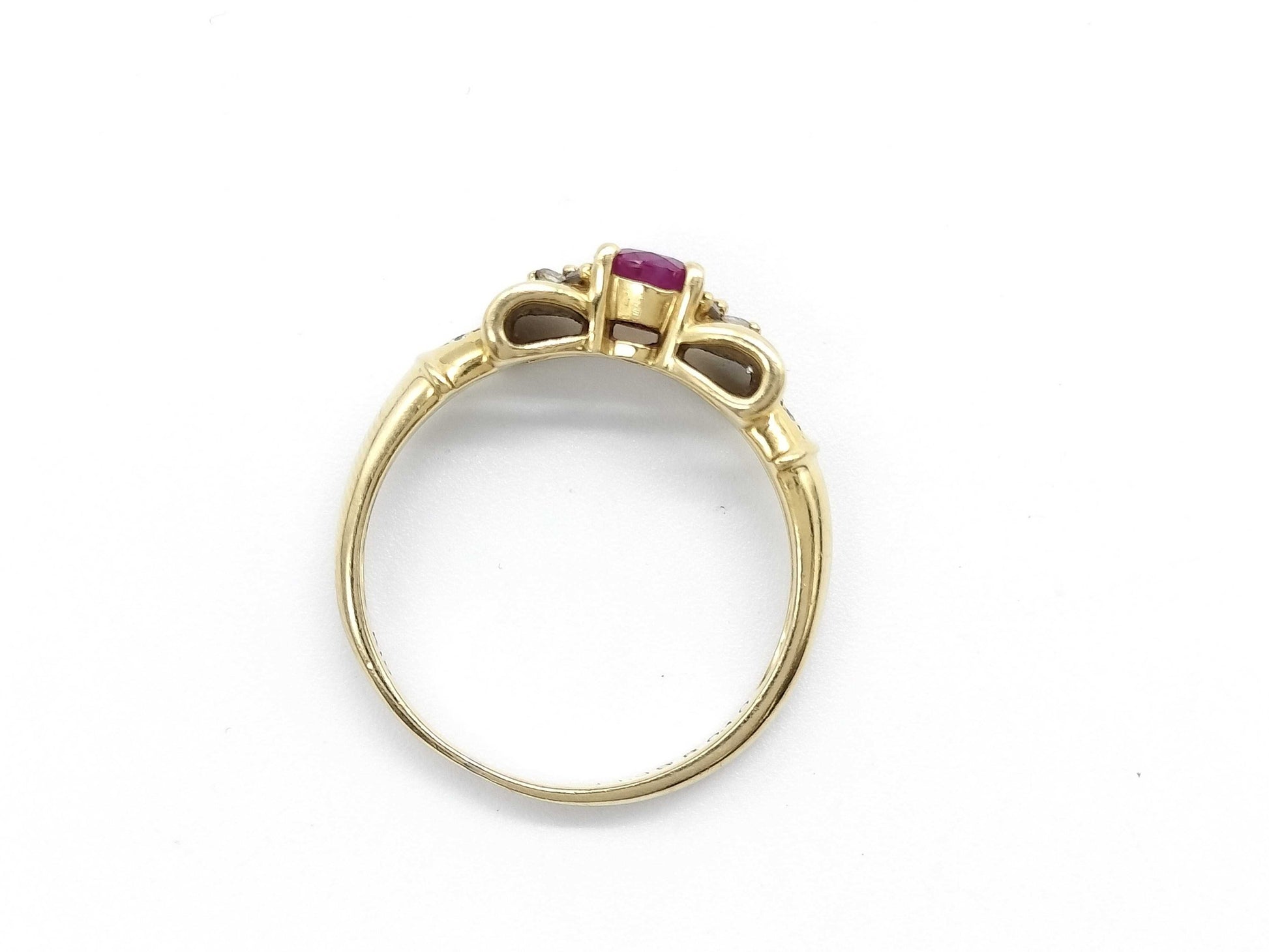 R0.40ct D0.09ct K18 3.0g Ring 