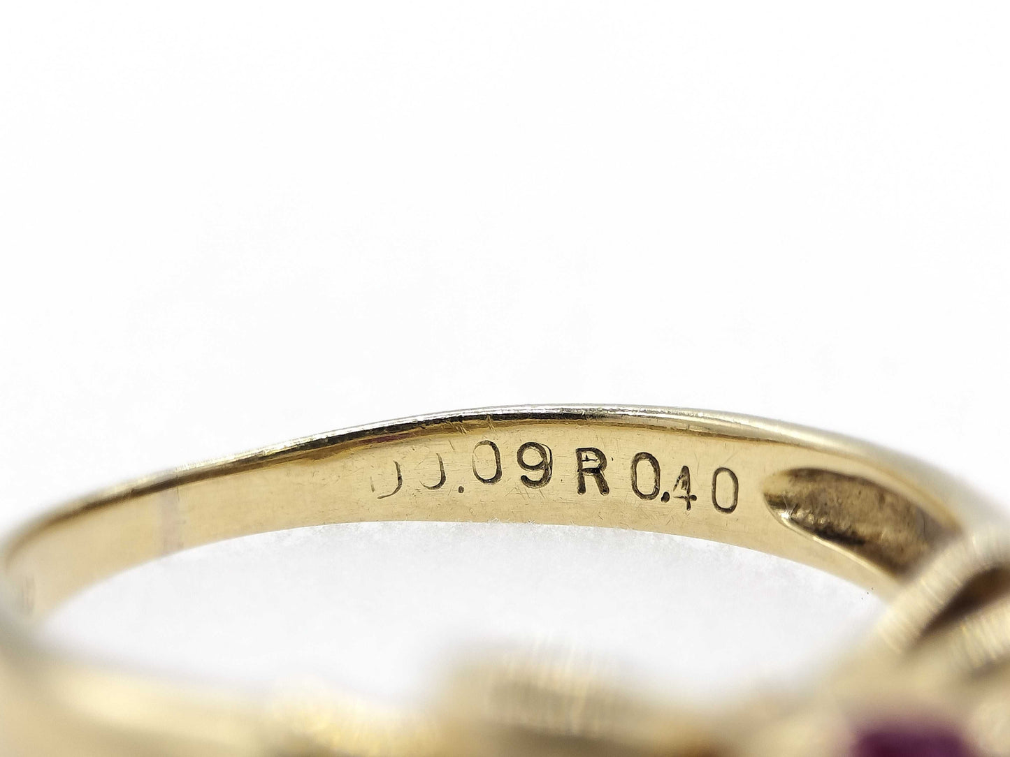 R0.40ct D0.09ct K18 3.0g Ring 
