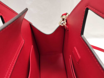 Kate Spade Red Multi Detour Glitter Patent Handbag