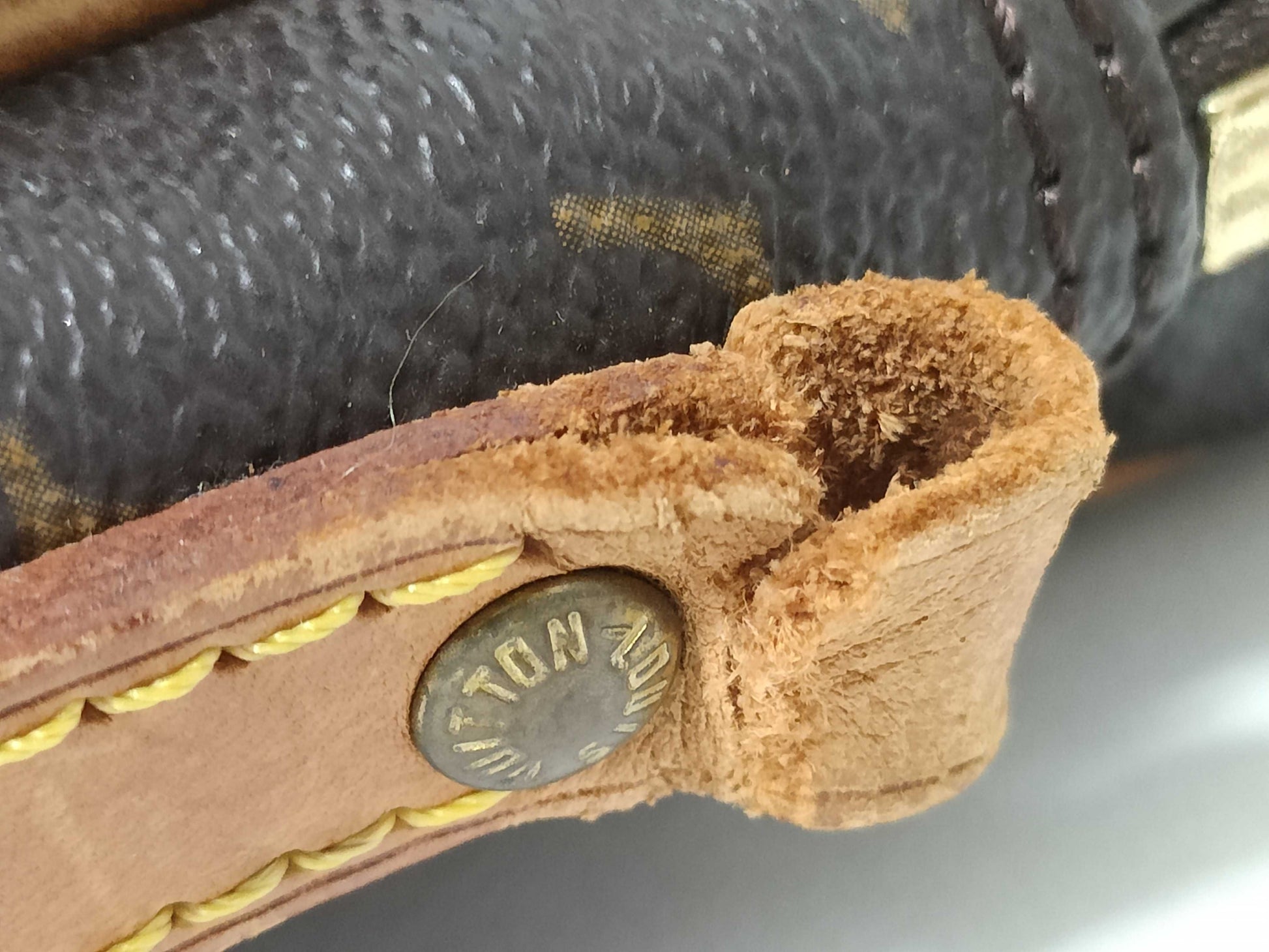 LOUIS VUITTON Monogram Amazon Shoulder Bag, Partially Damaged