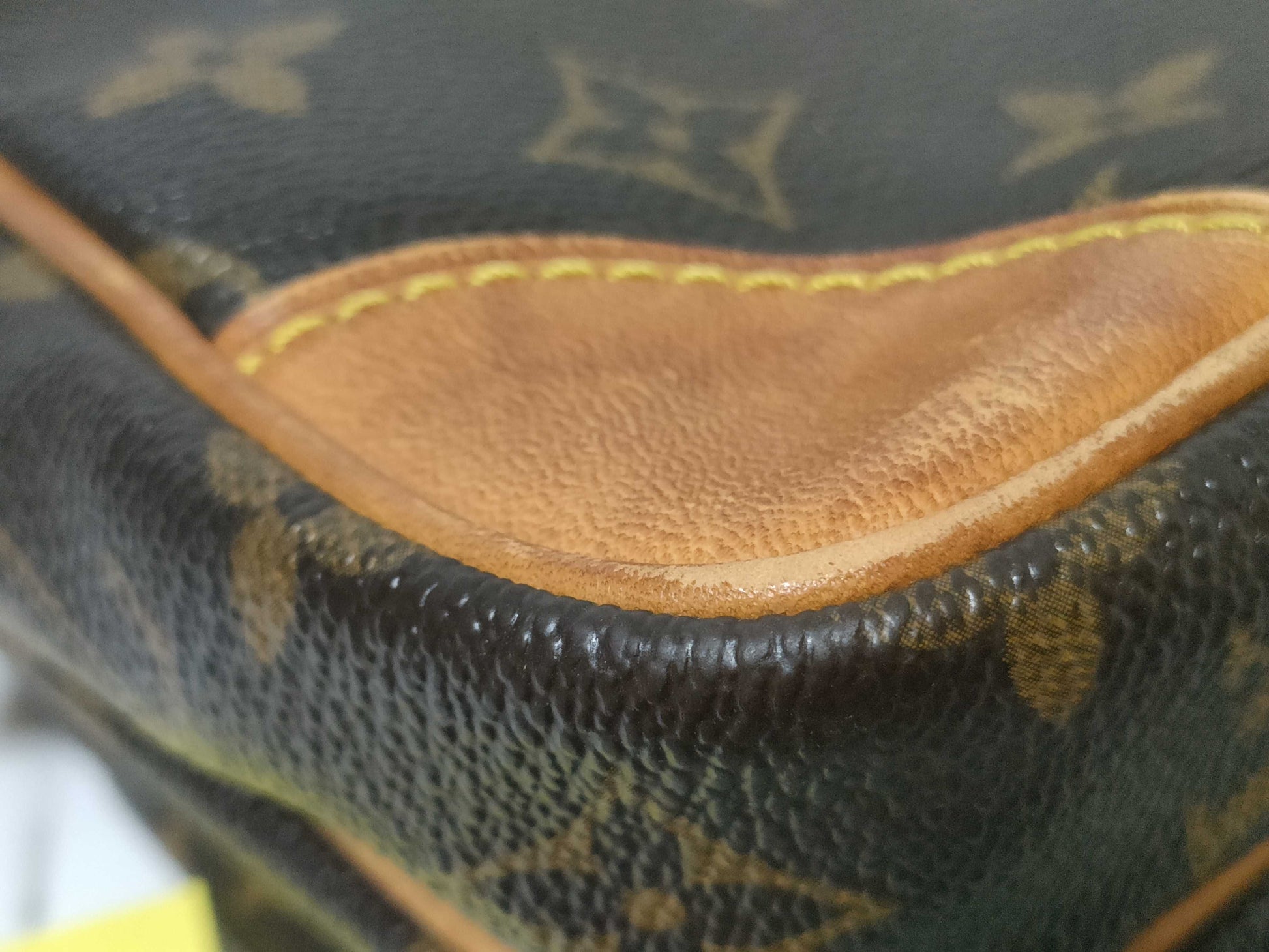 LOUIS VUITTON Monogram Amazon Shoulder Bag, Partially Damaged