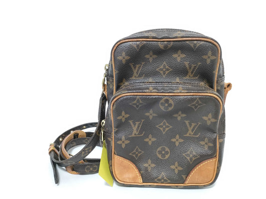 LOUIS VUITTON Monogram Amazon Shoulder Bag, Partially Damaged