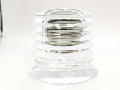 Baccarat Crystal Glass Table Clock