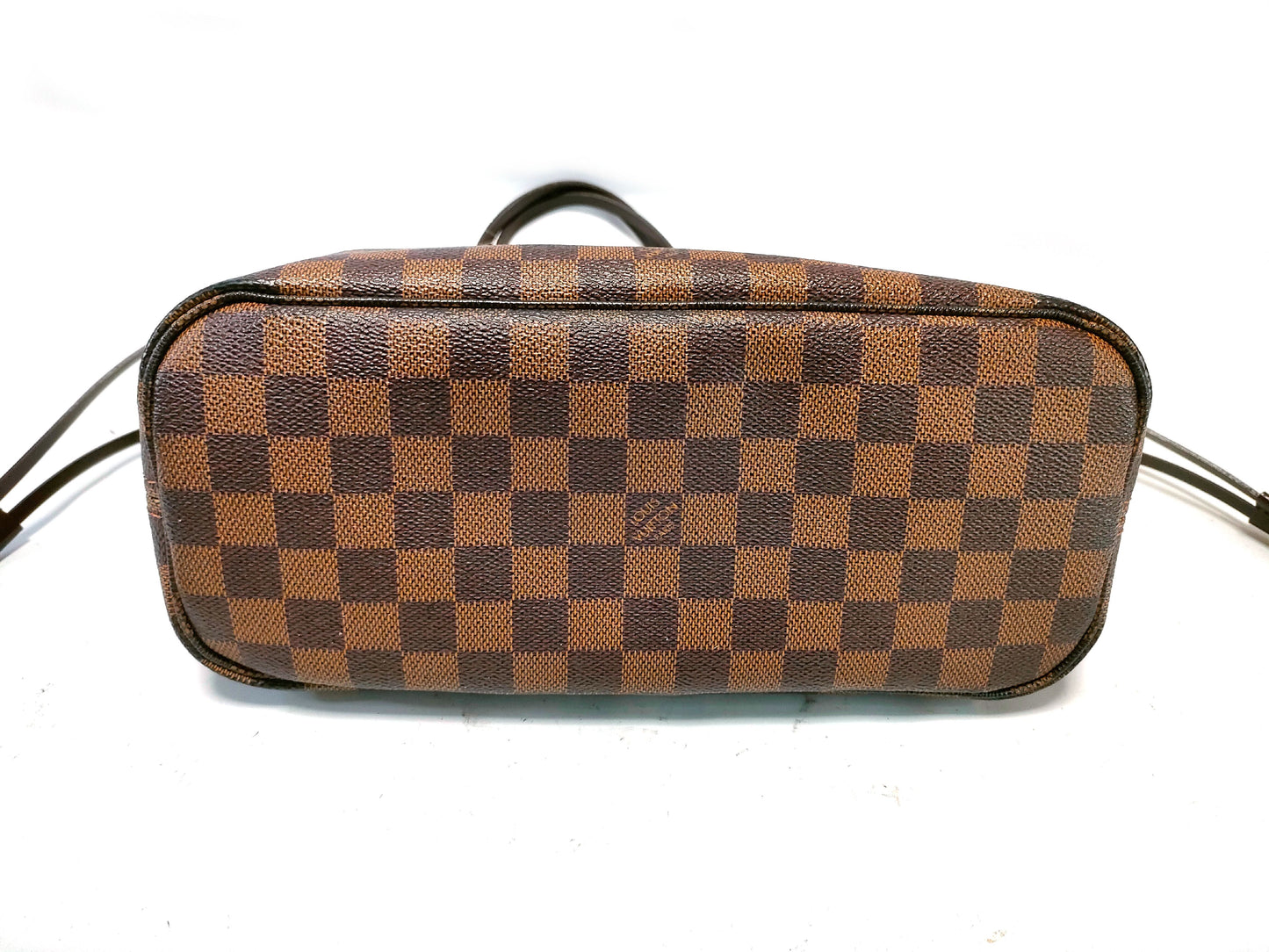 LOUIS VUITTON N41359 Damier Neverfull PM Tote Bag with Deteriorated Pockets