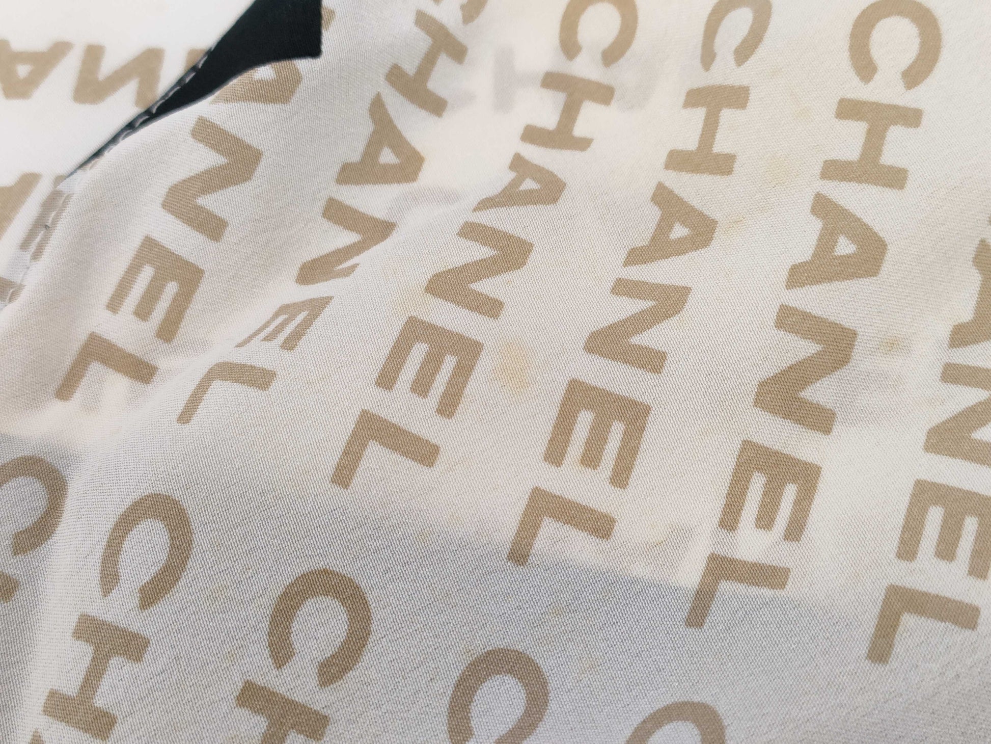 CHANEL Coco Mark Logo Scarf