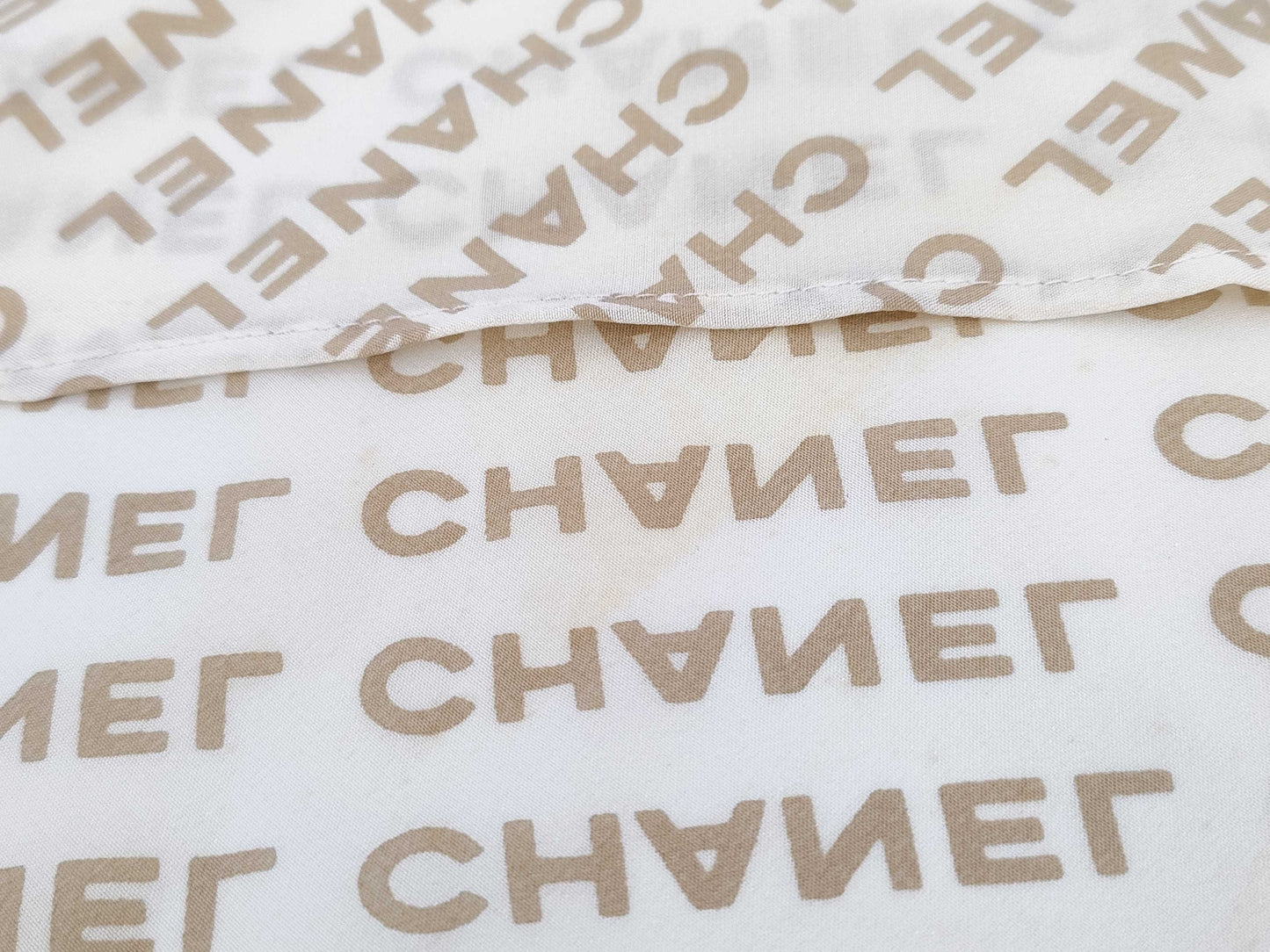 CHANEL Coco Mark Logo Scarf