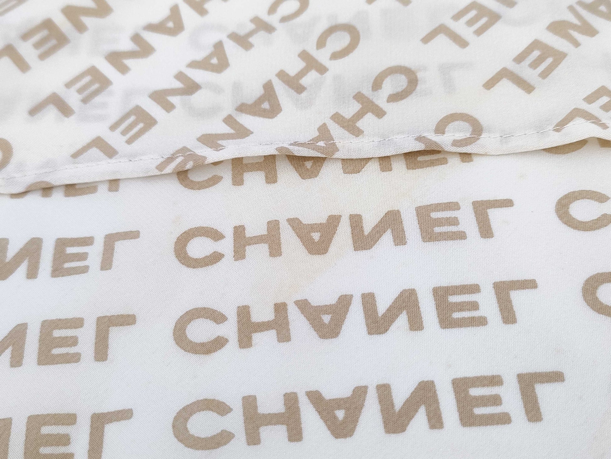 CHANEL Coco Mark Logo Scarf
