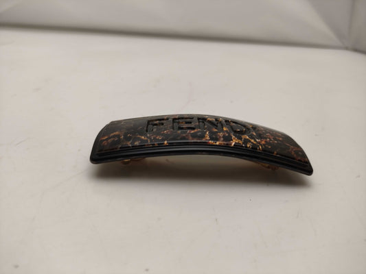 FENDI logo barrette hair accessory