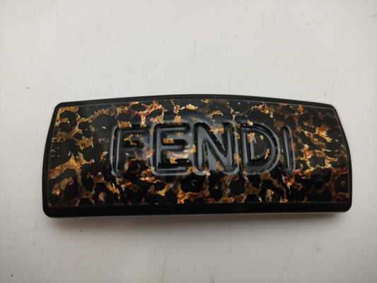 FENDI logo barrette hair accessory