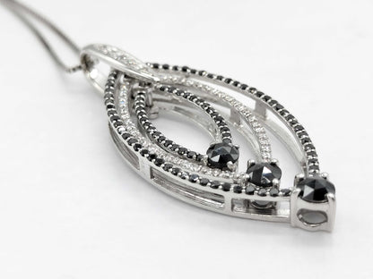 D1.00ct K18WG 7.9g Necklace 