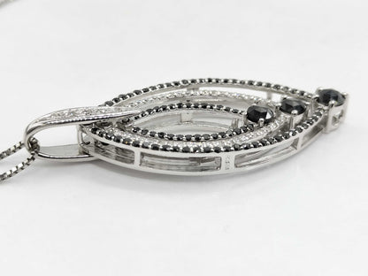 D1.00ct K18WG 7.9g Necklace 