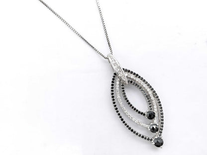 D1.00ct K18WG 7.9g Necklace 