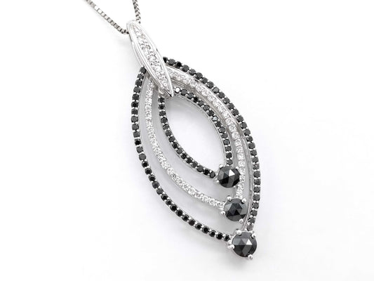 D1.00ct K18WG 7.9g Necklace 