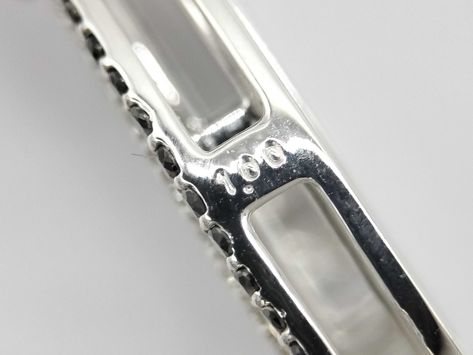 D1.00ct K18WG 7.9g Necklace 
