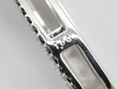 D1.00ct K18WG 7.9g Necklace 