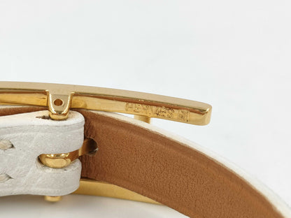 HERMES Be Api Bracelet □K Stamped Bracelet/Bangle