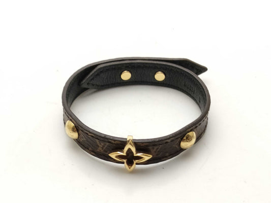 LOUIS VUITTON M6534 Bracelet 17 PVC x Leather Bracelet/Bangle