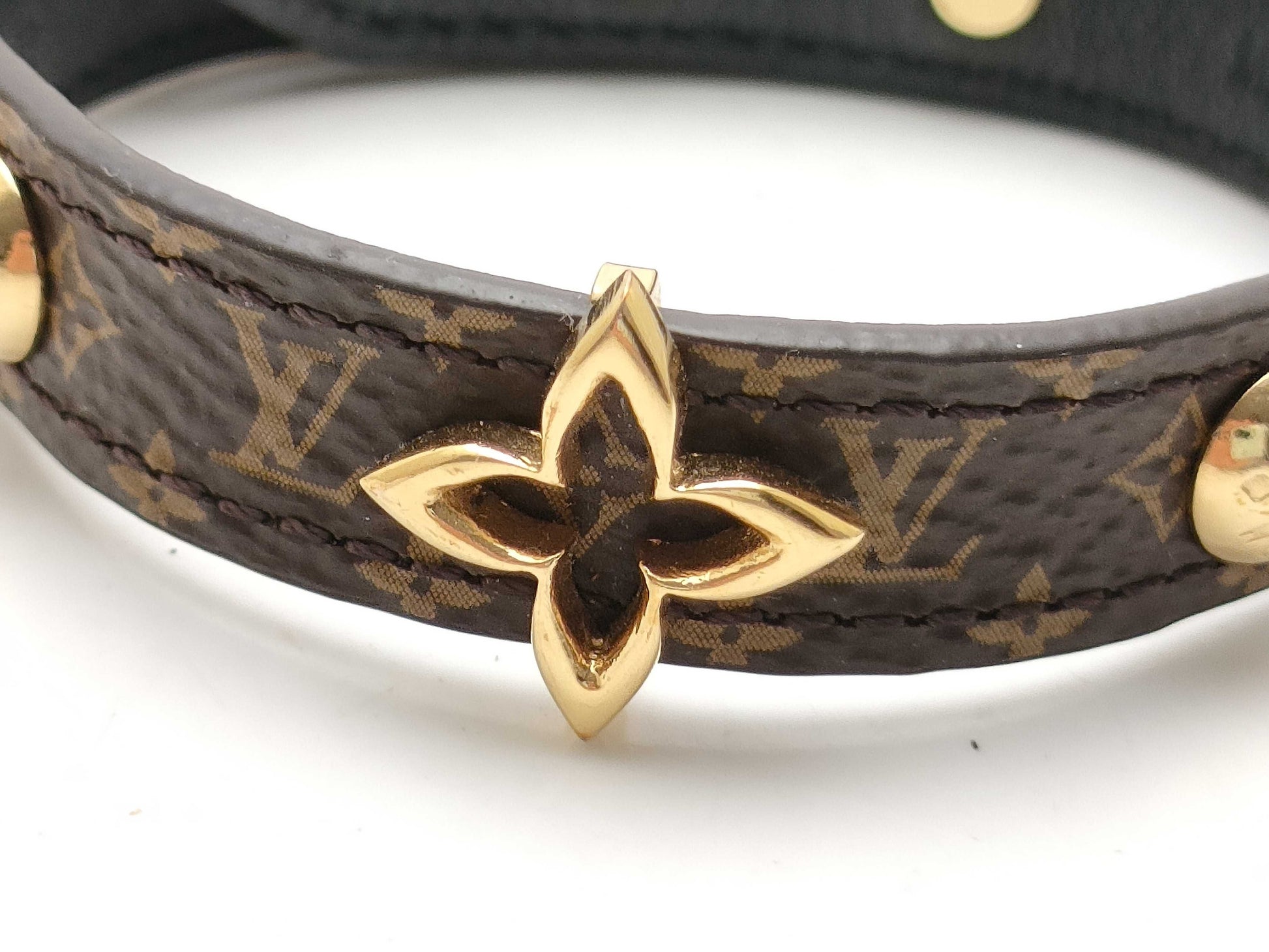 LOUIS VUITTON M6534 Bracelet 17 PVC x Leather Bracelet/Bangle