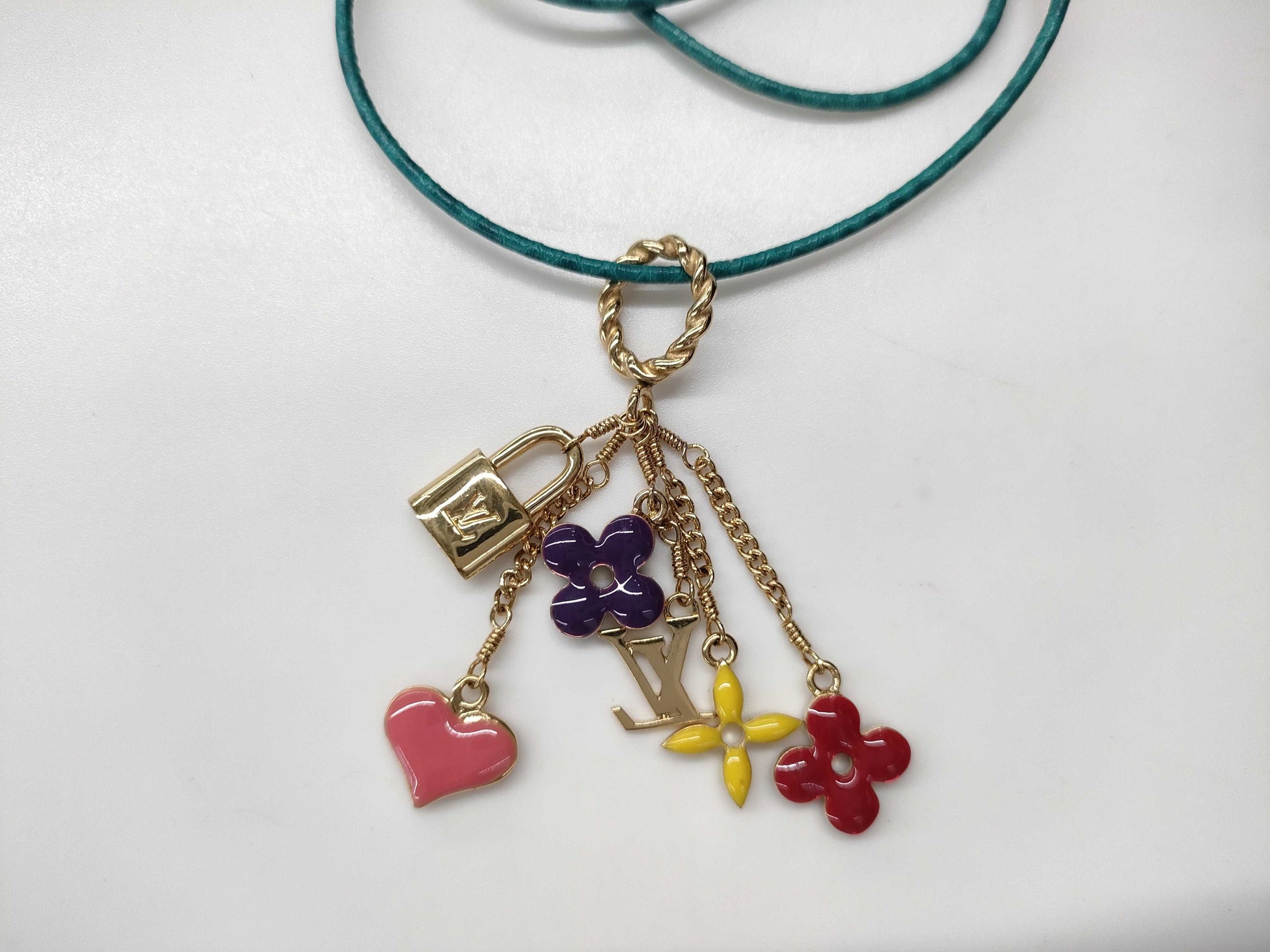 LOUIS VUITTON Pendantif Sweet Monogram Necklace Necklace