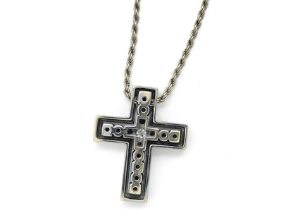 Damiani Belle Epoque Black Diamond Necklace in 750 White Gold, 10.1g 